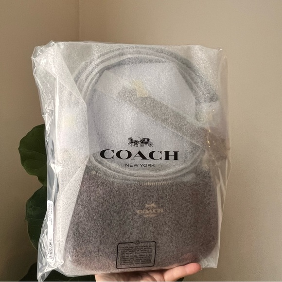 NWT Coach! Teri Mini Crossbody Bag / Im/Vintage Brown - Picture 7 of 8